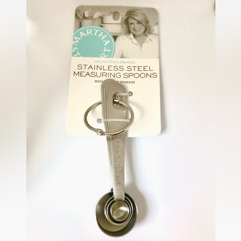 COPY - New Martha Stewart Stainless Steel Measuring Spoons Set Of 4